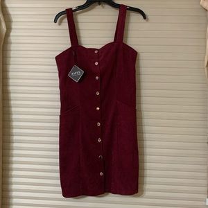 never worn maroon dress